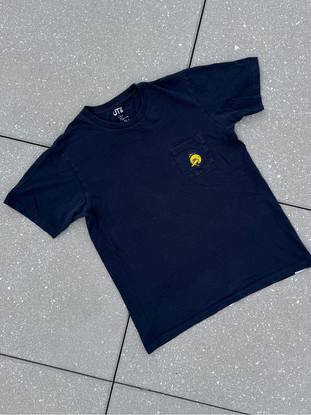Uniqlo x Kaws Sesame Street Big Bird Pocket Tee